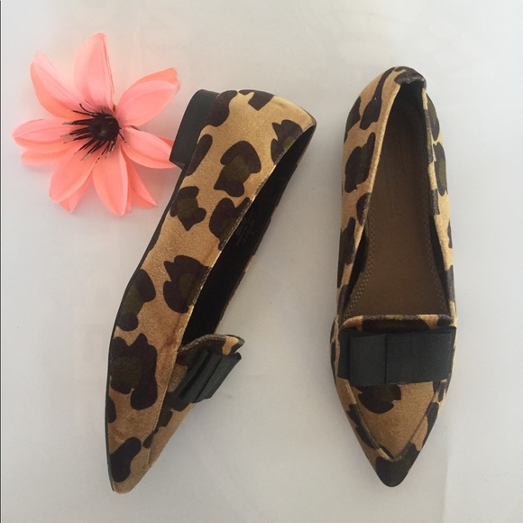 ASOS Shoes - Asos Leopard Print Ballet Flat with bow